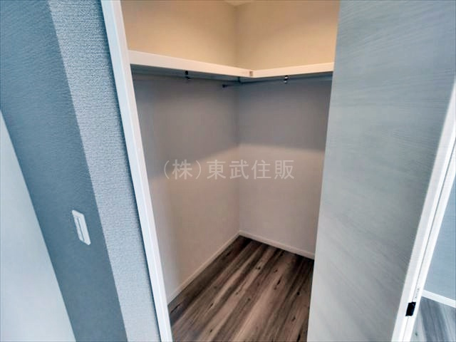 【収納】 | 川越市志多町R６　A号棟　全１棟 | 2階南西側6.64帖洋室の収納です