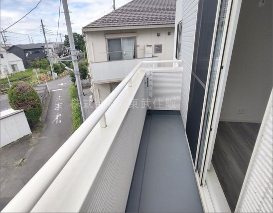 【バルコニー】 | 川越市志多町R６　A号棟　全１棟 | 落ち着いた時間を過ごせるバルコニーです