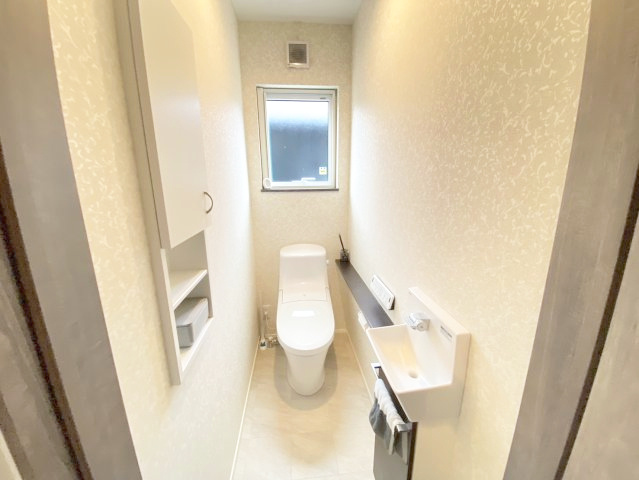 【角地】水戸市元石川町　4LDK　のトイレ