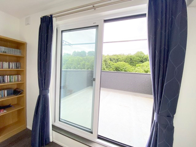 【角地】水戸市元石川町　4LDK　のバルコニー