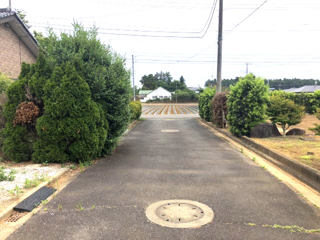 【投資向け】鹿嶋市志崎　1Rの前面道路含む現地写真