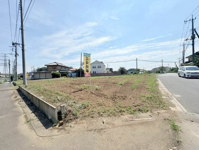 川越市下広谷　建築条件なし　売地東武東上線『鶴ヶ島駅』徒歩30分　【広谷小学区】の外観