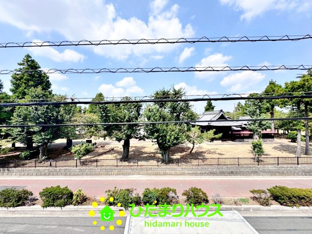 久喜市吉羽第8　新築一戸建て　03　クレイドルガーデンの展望|陽当たりの良さが伝わってきますね。