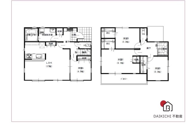 【間取り】 | 加須市陽光台2丁目　中古戸建