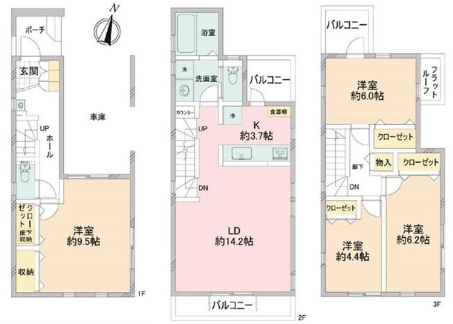 【間取り】 | 東急田園都市線「梶が谷」中古戸建