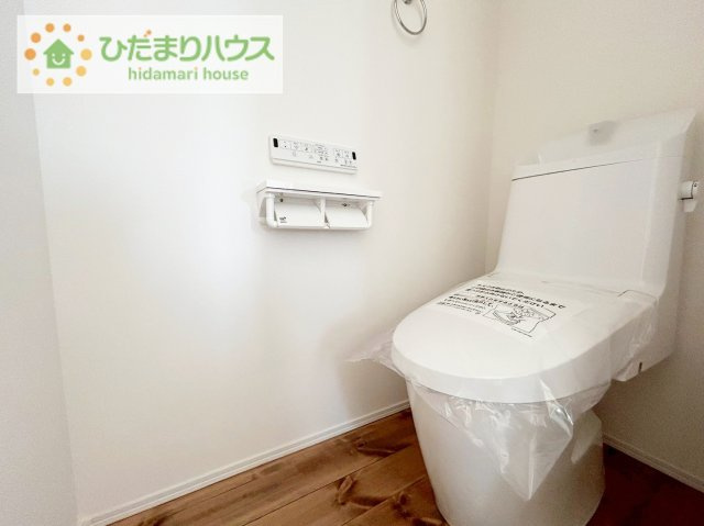 日立市東多賀町3丁目　新築戸建のトイレ|トイレは1F、2F共に完備！取り合いになることがありませんね(^^)/