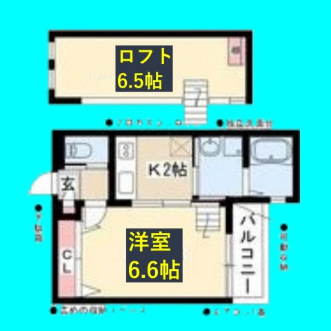 ボヌール本陣(大日町)の間取り
