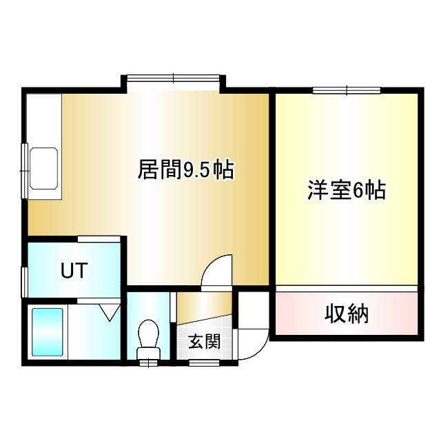 M・KハイツAの間取り