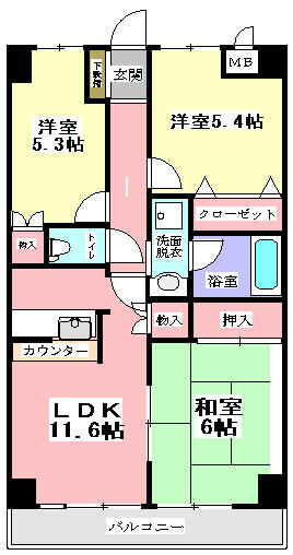 【間取り】 | あびたしおん仲村