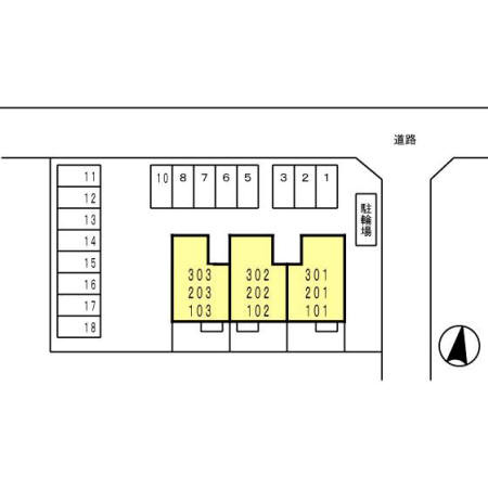 ロワジールの区画図
