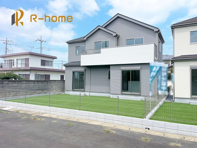 土浦市中高津IV　新築戸建て　A号棟の外観|ご予約を頂ければ、『平日』はもちろん『早朝』や『夜間』もご見学可能です♪お気軽にお申し付けください♪