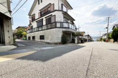 【前面道路含む現地写真】 | 宇治市木幡平尾　土地　注文住宅　建築条件なし