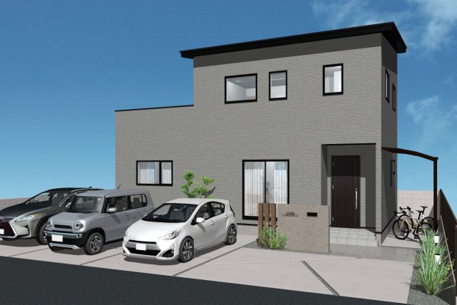 本郷2丁目　中古戸建（新築未入居）の外観パース