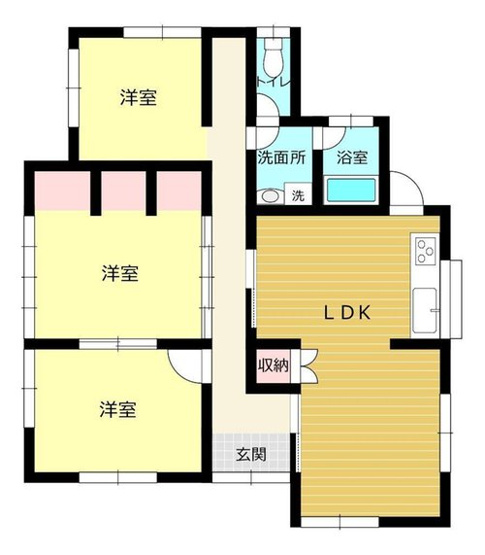 【間取り】 | 単身の方や夫婦の方におすすめです。