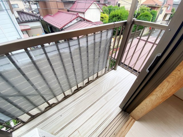 栄和ホームタウンのバルコニー