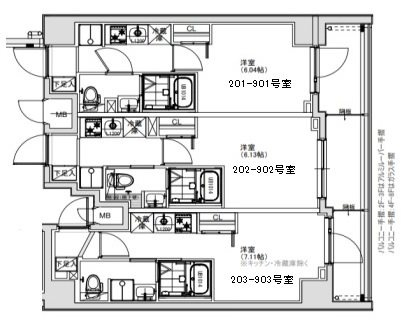 S-RESIDENCE横濱阪東橋の間取り