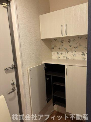 【玄関】 | ボヌール千田 A棟 | シューズボックス