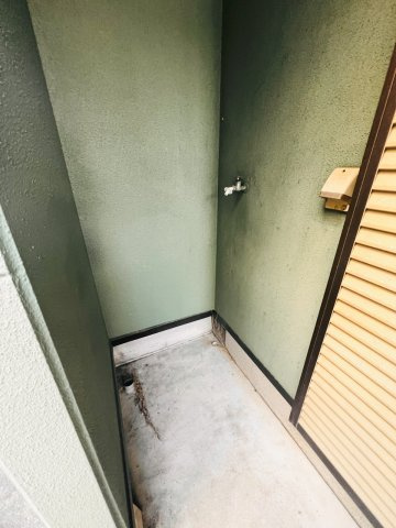 梅野コーポ3の設備|洗濯機置き場です。