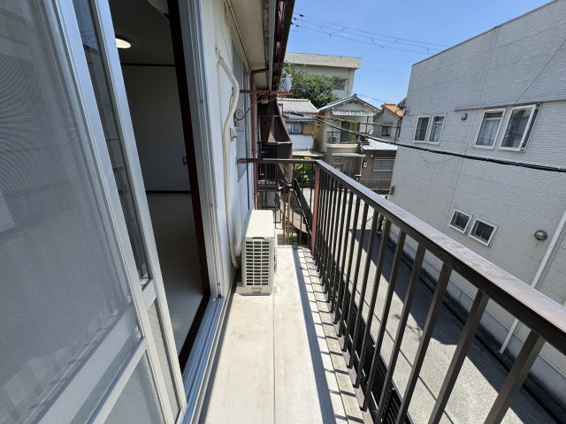 コーポ幸のバルコニー