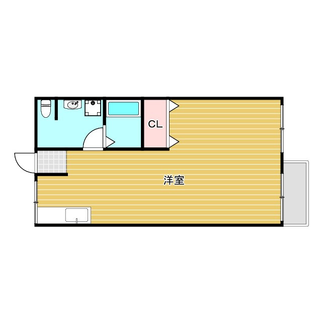 コーポ幸の間取り