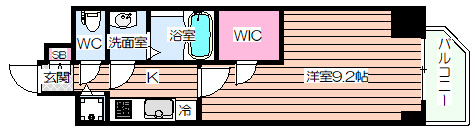 【間取り】 | プレサンス江戸堀