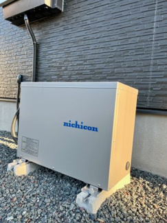 【発電・温水設備】 | グランファミーロ清見台　新築戸建　木更津駅 | 「もしも」の停電に備えたり「いつも」の節電に使えたり、くらしに安心をためておける家庭用蓄電システム。