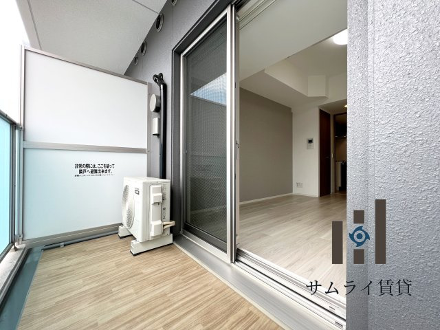 メイクスアート太閤通のバルコニー