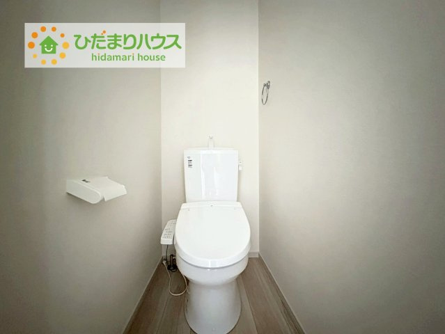 ひたちなか市中根12期　新築戸建のトイレ|白を基調としたトイレは、インテリア次第でどんな空間になるかワクワクしますね♪