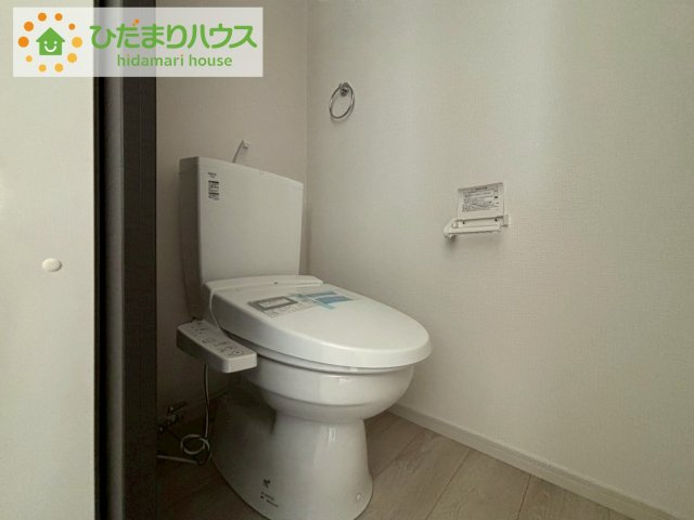 ひたちなか市稲田4期　新築戸建　1号棟のトイレ|節水できるトイレで、少ないお水でもしっかりと洗浄してくれます！