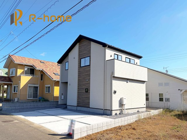 土浦市おおつ野3期　新築戸建て　1号棟の外観|ご予約を頂ければ、『平日』はもちろん『早朝』や『夜間』もご見学可能です♪お気軽にお申し付けください♪
