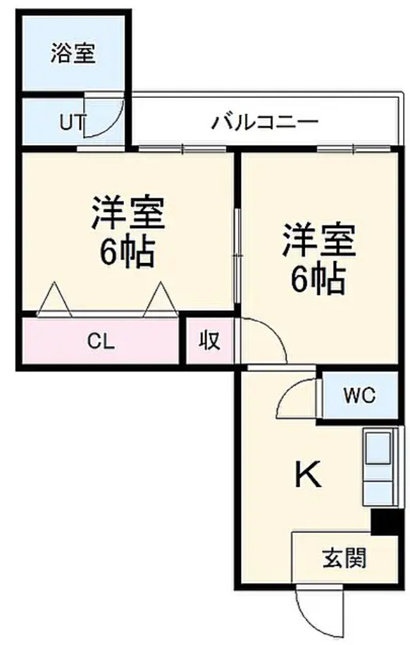 名古屋市南区氷室町　一棟売マンションの間取り