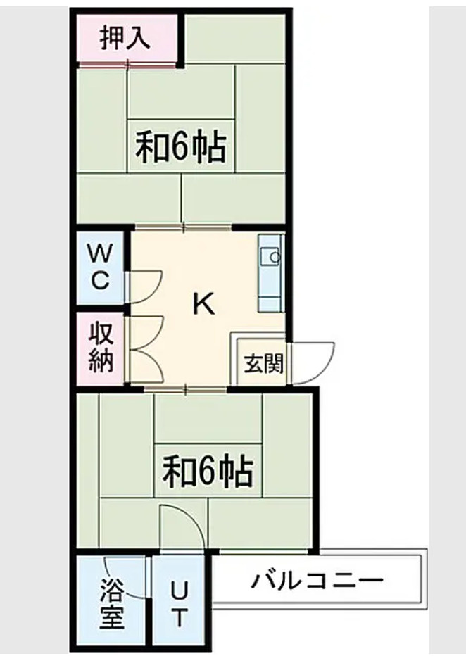 名古屋市南区氷室町　一棟売マンションの間取り
