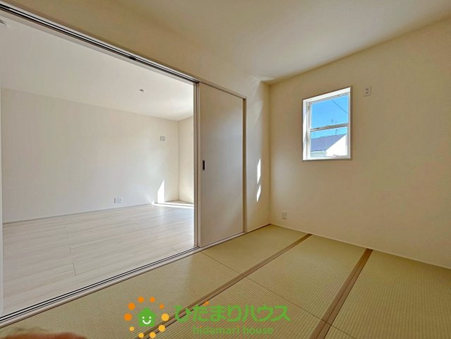 久喜栗橋東　新築一戸建て　02　リーブルガーデンの和室|4.33帖の和室です！