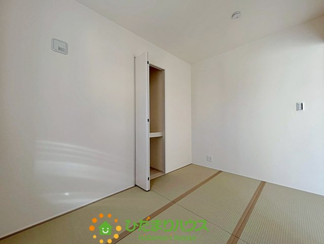 久喜栗橋東　新築一戸建て　02　リーブルガーデンの収納|来客時のスペースとしても活用可！