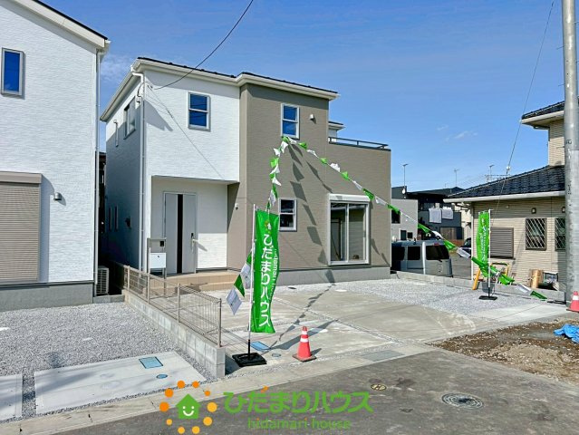久喜栗橋東　新築一戸建て　02　リーブルガーデンの外観|どっしりとした佇まいです！