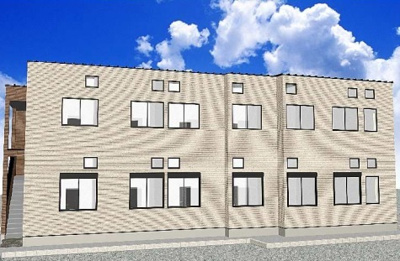 【外観パース】 | （仮称）松島三丁目３Designers Apartment