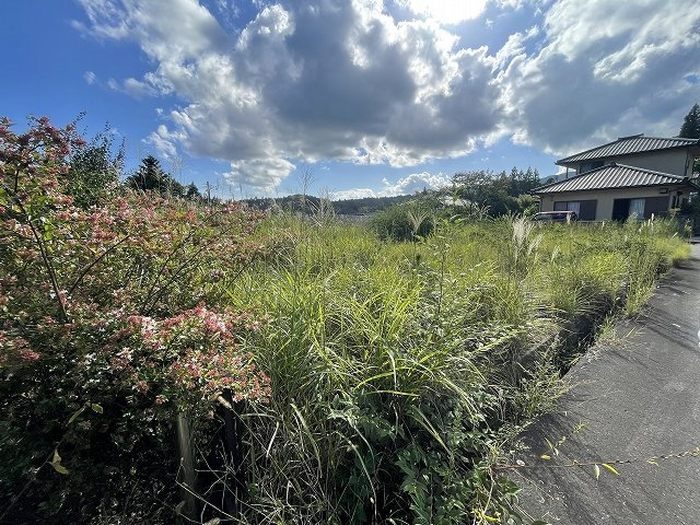 大久町大久字板木沢　自然豊か　海竜の里公園近く　高台　★　売地の外観