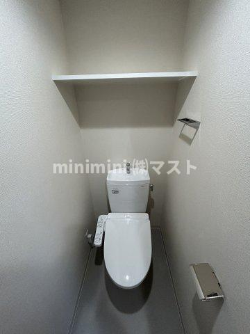 大阪市福島区海老江７丁目の賃貸マンションのトイレ