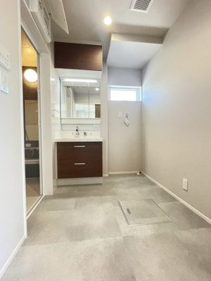 【脱衣所】 | 沖田町　エクリュ　④号棟 | 洗面脱衣所