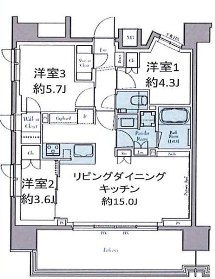 【間取り】 | クレストコート東中野