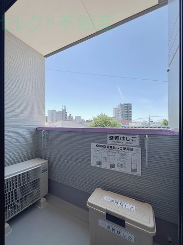 レイパパレのバルコニー