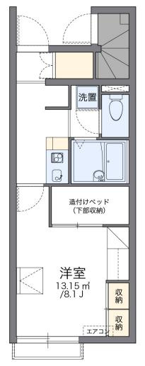 【間取り】 | レオパレスリッチＭ