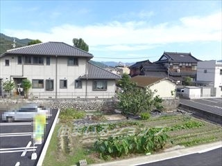 広島市安佐北区可部南１丁目のアパートの展望|募集のお部屋（202号室）からの眺望です！