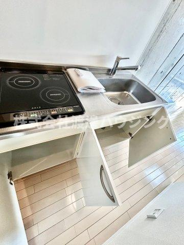 クオリア吹田のキッチン|キッチン下収納