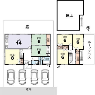 【間取り】 | 下鴨下川原町　中古戸建　【加茂川まで徒歩２分・鉄骨造の家】
