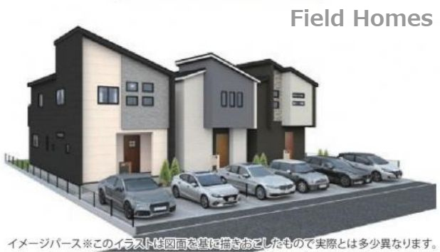 小田原市曽比新築戸建て　2号棟の外観|外観イメージ「小田原市曽比新築戸建て」