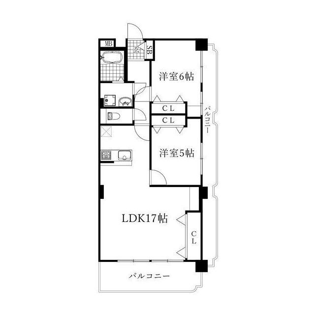 長良パークマンションの間取り