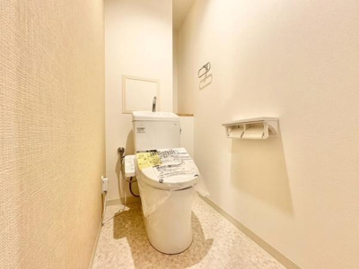 【トイレ】 | グラン・コート堺ザビエル公園東 | トイレも新調しており、清潔感のある広々トイレになります♪
