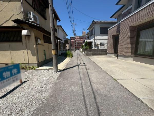 和歌山市土佐町3丁目　土地の前面道路含む現地写真