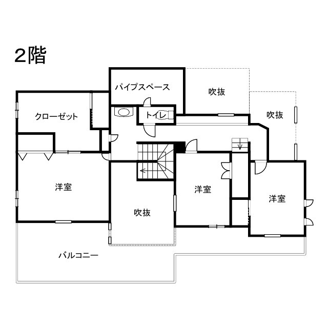 中古住宅　帯広市西7条南24丁目の間取り